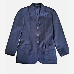 RJ CLASSICS Girls Show Coat 12R Youth Navy Blue